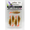 Gumová Nástraha Daiwa Prorex Live Perch 7,5cm 5kusů Motor Oil Tiger