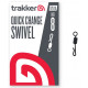 Trakker Obratlík Quick Change Swivel Velikost 8 10 ks
