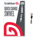 Trakker Obratlík Quick Change Swivel Velikost 8 10 ks