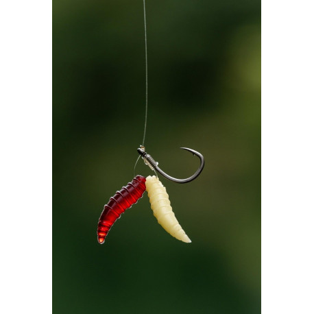 Korum Umělý Červ Floating Grubs Imitation Maggots 40 ks Red
