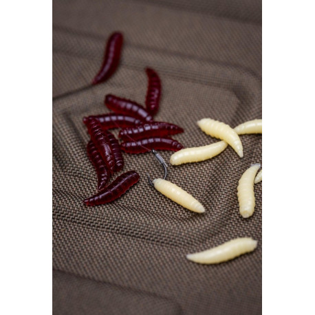 Korum Umělý Červ Floating Grubs Imitation Maggots 40 ks White