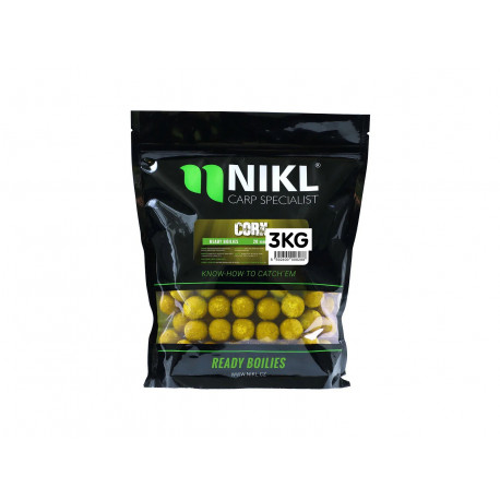 Nikl Boilie Ready Corn 3kg 20mm
