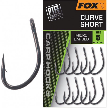 Fox Háčky Carp Hook Curve Shank Short 10ks 