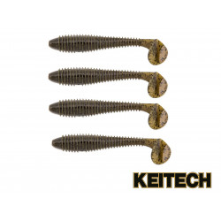 Gumová Nástraha Keitech Swing Impact Fat 5,8" 14,5cm Green Pumpkin PP 4kusy