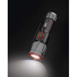 LED nabíjecí kovová svítilna 300 lm, 700 mAh 