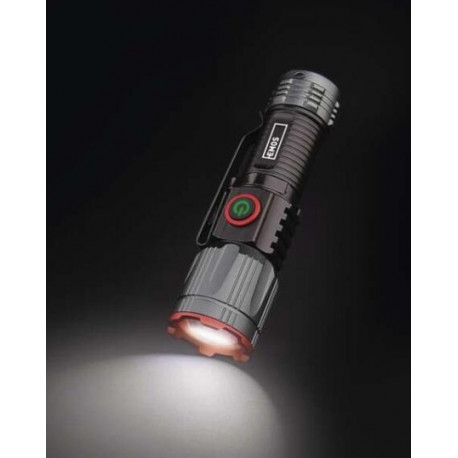 LED nabíjecí kovová svítilna 300 lm, 700 mAh 