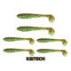 Gumová Nástraha Keitech Swing Impact Fat 4,3" 11cm Green Pumpkin Chartreuse 6kusů