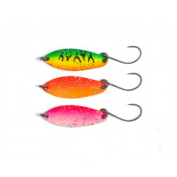 Zebco Plandavka Target Fish Trout UL Spoon Set 3ks 2,6g barbed