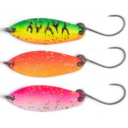 Zebco Plandavka Target Fish Trout UL Spoon Set 3ks 2,2g barbless