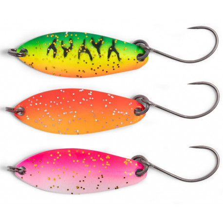 Zebco Plandavka Target Fish Trout UL Spoon Set 3ks 2,2g barbless