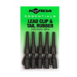 Korda Sada Závěsek Essentials Lead Clips & Tail Rubbers 5ks 