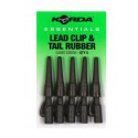 Korda Sada Závěsek Essentials Lead Clips & Tail Rubbers 5ks 