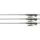 Fox Montáž Edges Naturals Leadcore Leaders 50 lb 75 cm 3 ks