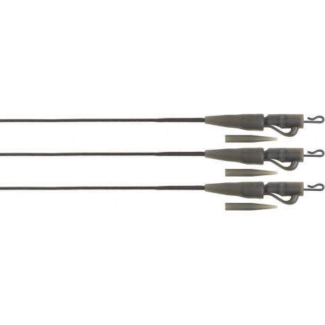 Fox Montáž Edges Naturals Leadcore Leaders 50 lb 75 cm 3 ks