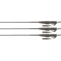 Fox Montáž Edges Naturals Leadcore Leaders 50 lb 75 cm 3 ks