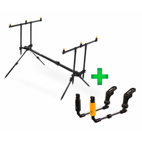 Zfish Rod Pod Classic 3 Rods + 2x Swinger Extra Carp ZDARMA!