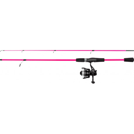 Zebco Prut s Navijákem Disco Combo Pink 1,6 m 30 g 2-Díl